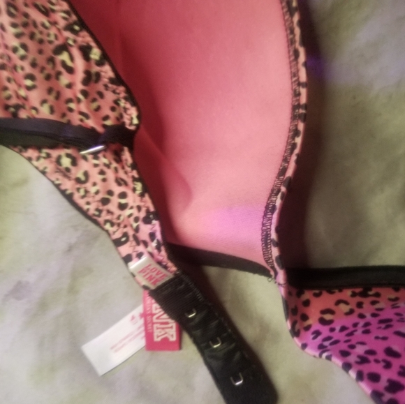Victoria's Secret Pink Scoopneck Bra Size 34b - Picture 2 of 6